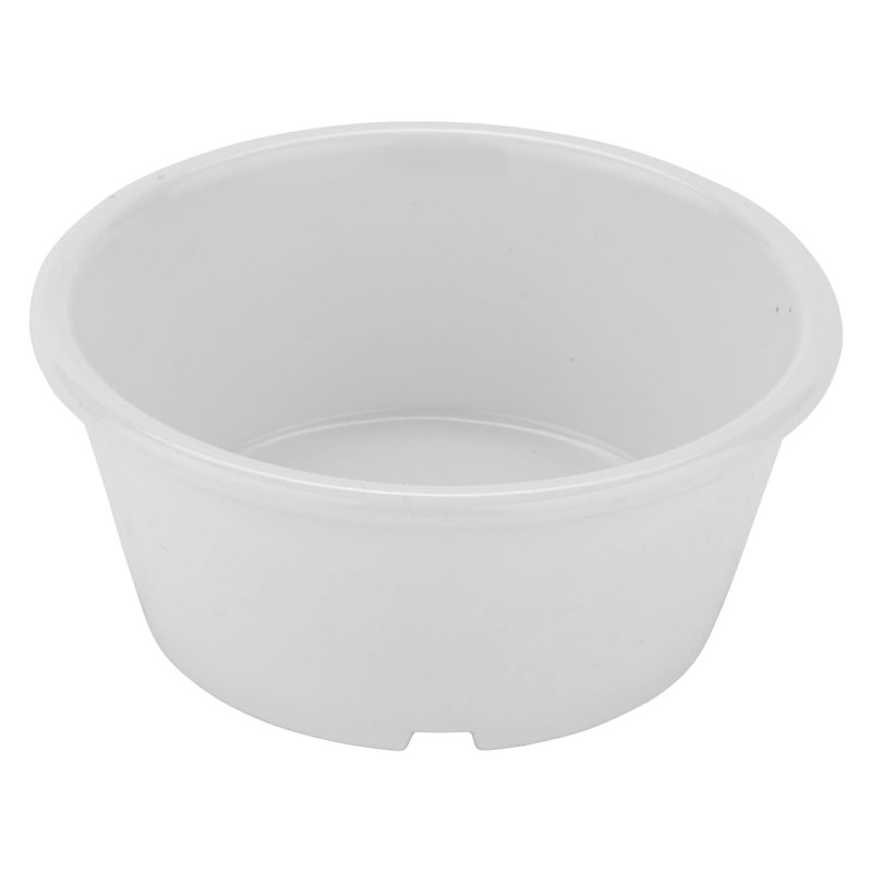 G.E.T. Melamine 12 Piece Ramekin / Soufflé Dish Bakeware Set, White
