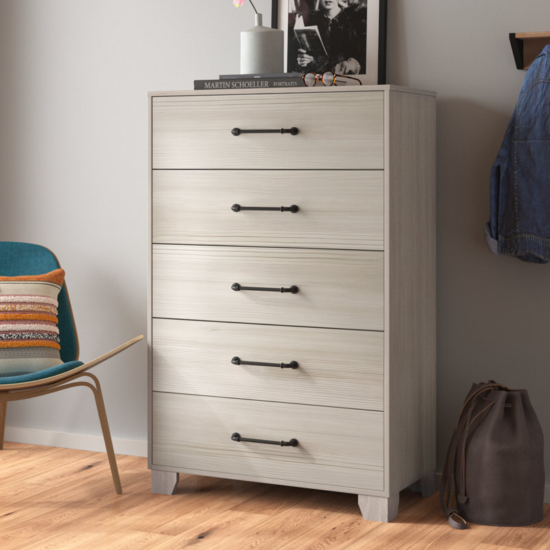 Commode 5 tiroirs Aletia