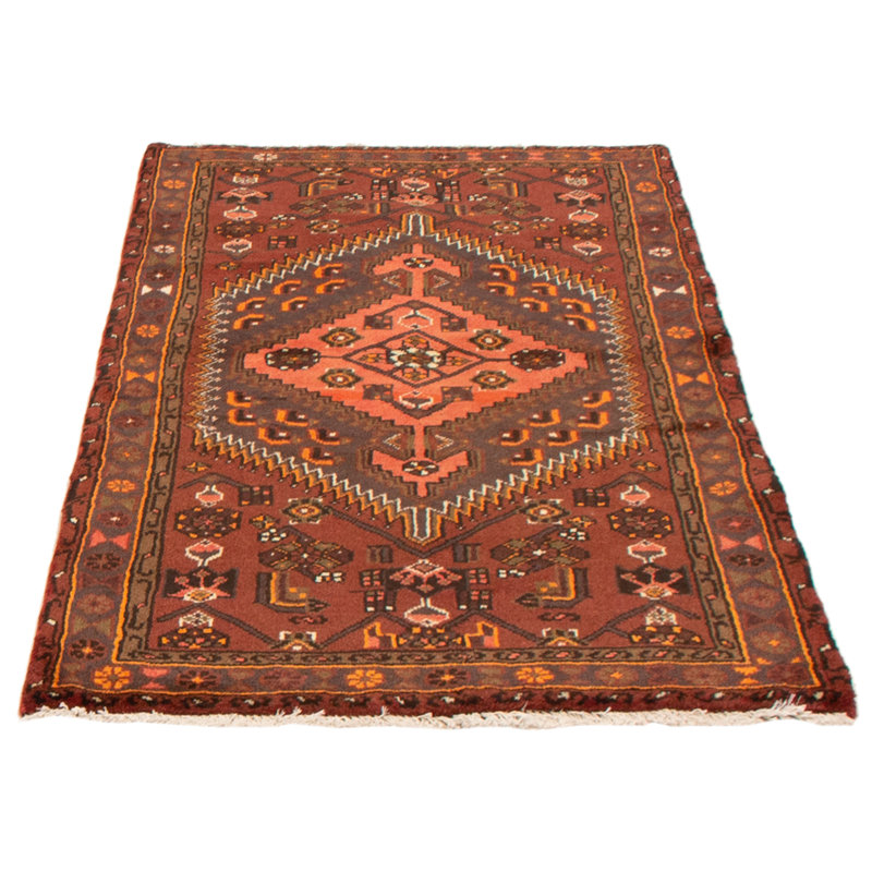 Tapis rouge foncé Nour 3 pi 3 po x 4 pi 10 po