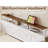 Daybed With Drawer,Twin Day Bed With X-Shaped Frame And Charging Station，White/Walnut