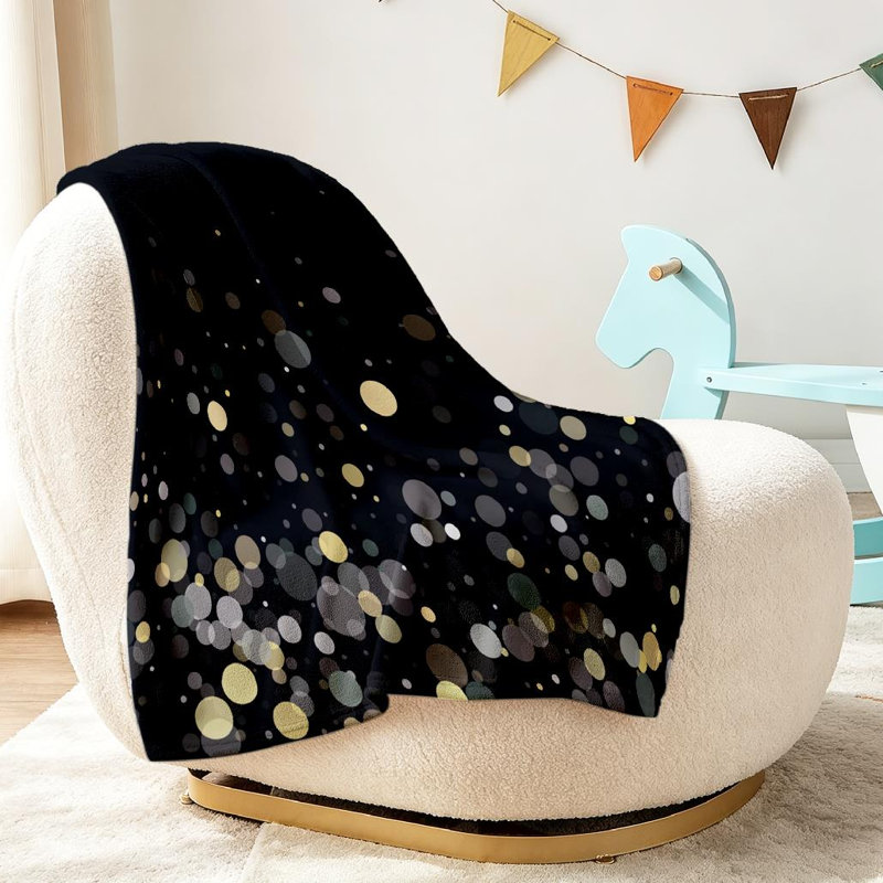 Jeté en molleton doré ultra doux, Jeté 30 po x 40 po