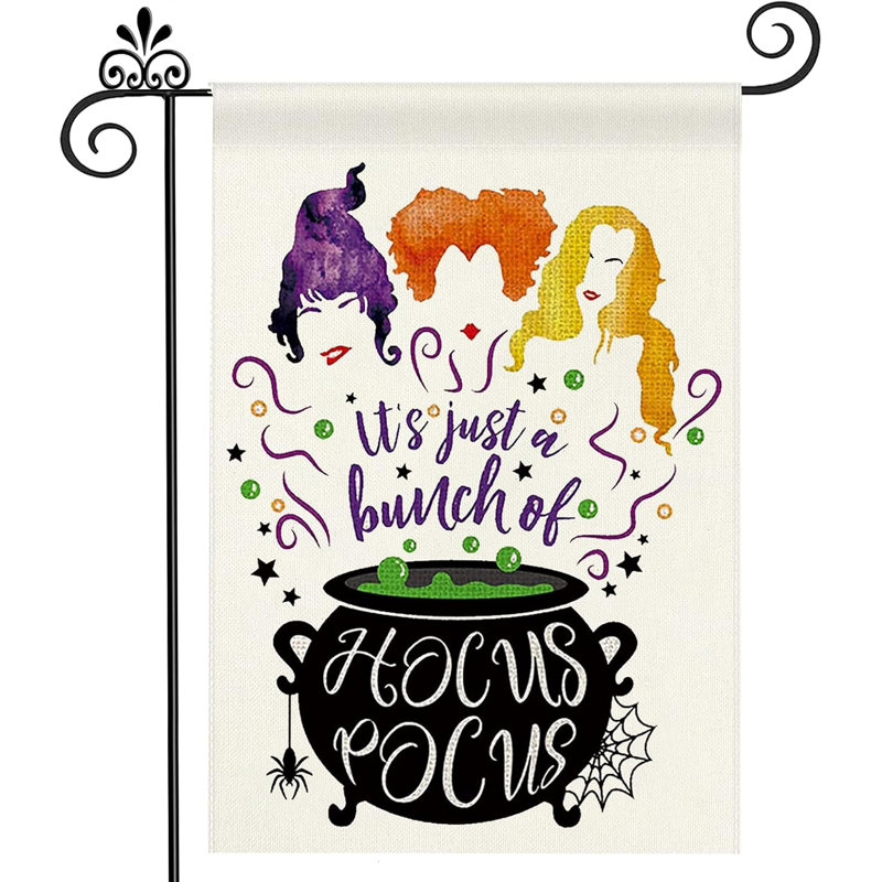 Drapeau d'Halloween Halloween Hocus Pocus