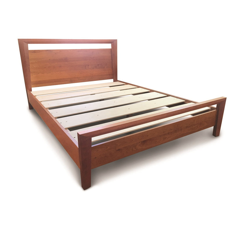 Mansfield Solid Wood Platform 2 Piece Bedroom Set, Autumn Cherry, California King