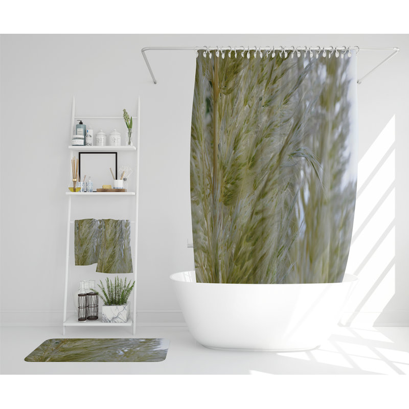 Nayib Polyester Shower Curtain Set