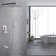 High Pressure 10-inch Shower Faucet with Rough-in Valve