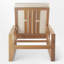 Ensemble de chaises longues d'extérieur en bois massif (ensemble de 2)-114920098