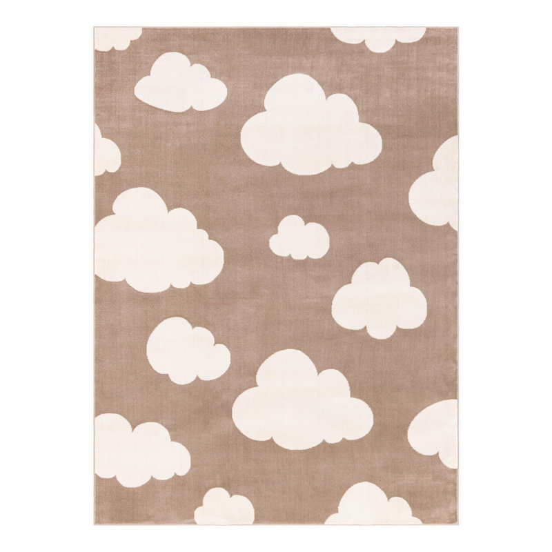 Tapis pour enfant Unique Loom Clouds, Rectangle 5 pi 1 po x 7 pi 1 po