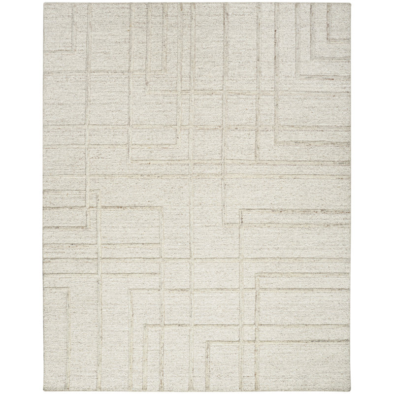Tapis d'intérieur moderne Calvin Klein CK045 Impressions, Rectangle 7 pi 9 po x 9 pi 9 po