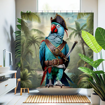 Rideau de douche Hero Parrot