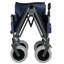 Chariot pliant 3-en-1 avec siège de banc - Protection brevetée, capacité de 500 lb, pneus de plage de 9 po x 4 po pour le camping et la plage-126743708
