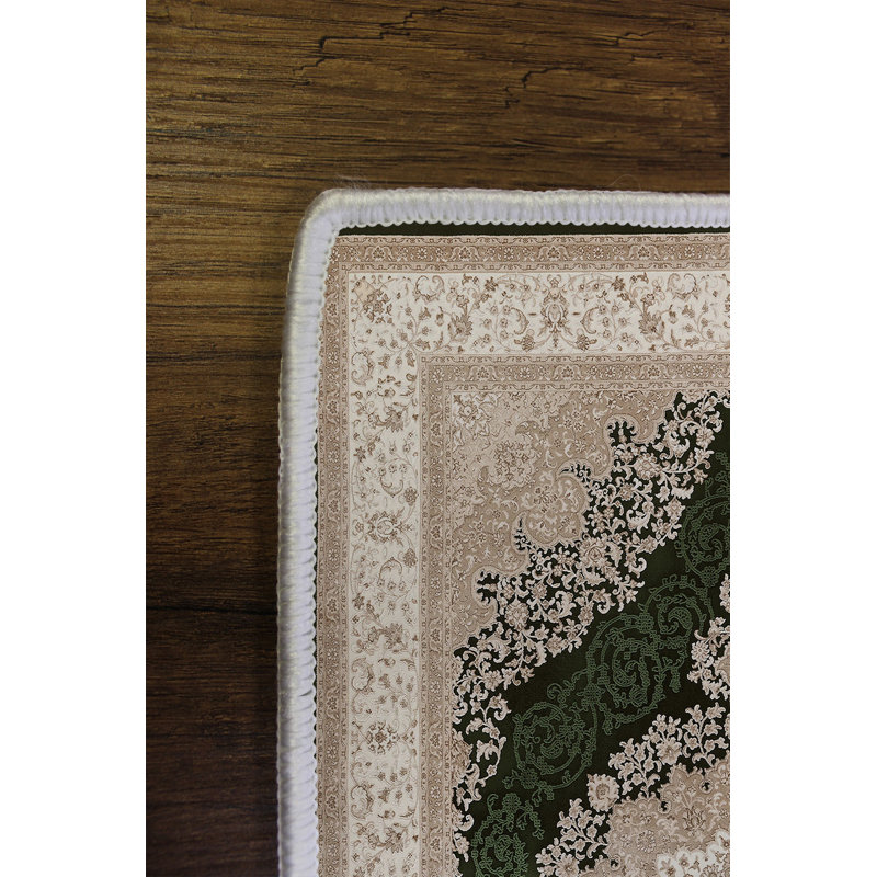 Eco-Friendly Latte Area Rug, 2.6 x 4.0 ft | 100% Polyester, 650 g/m², 0.16 in Pile Height | Antibacterial, Machine Washable, Non-Slip PVC Dot Underside | Perfect for Living Rooms & Bedrooms, Durable & Stylish Design