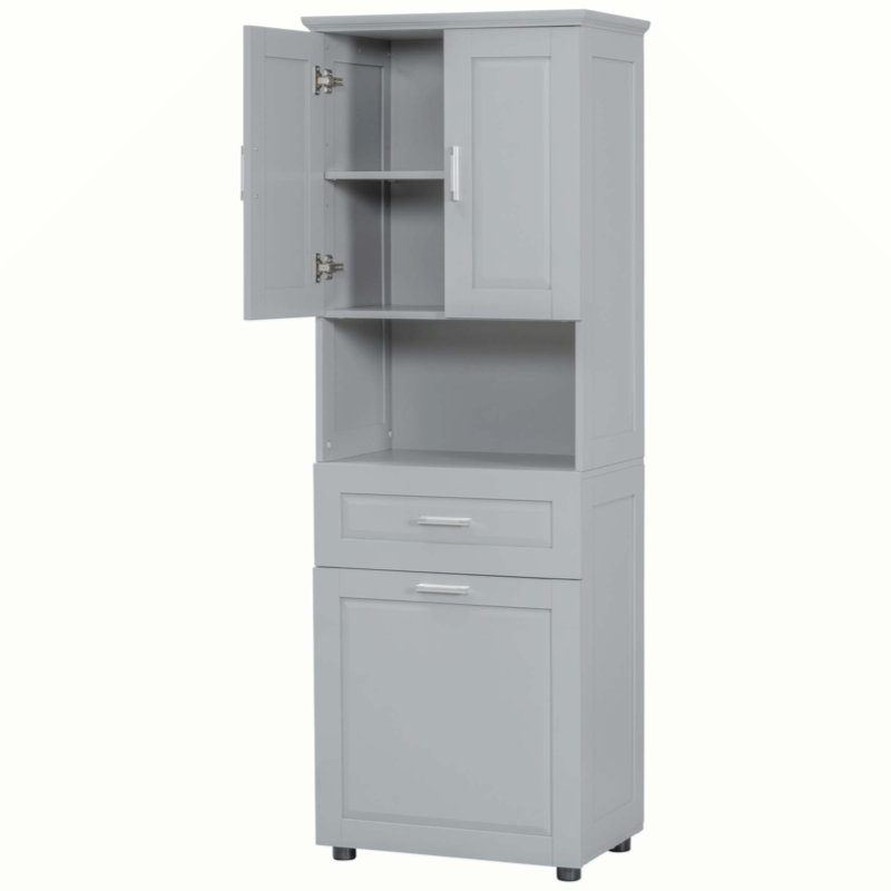 Suphi Freestanding Bathroom Cabinet, Gray