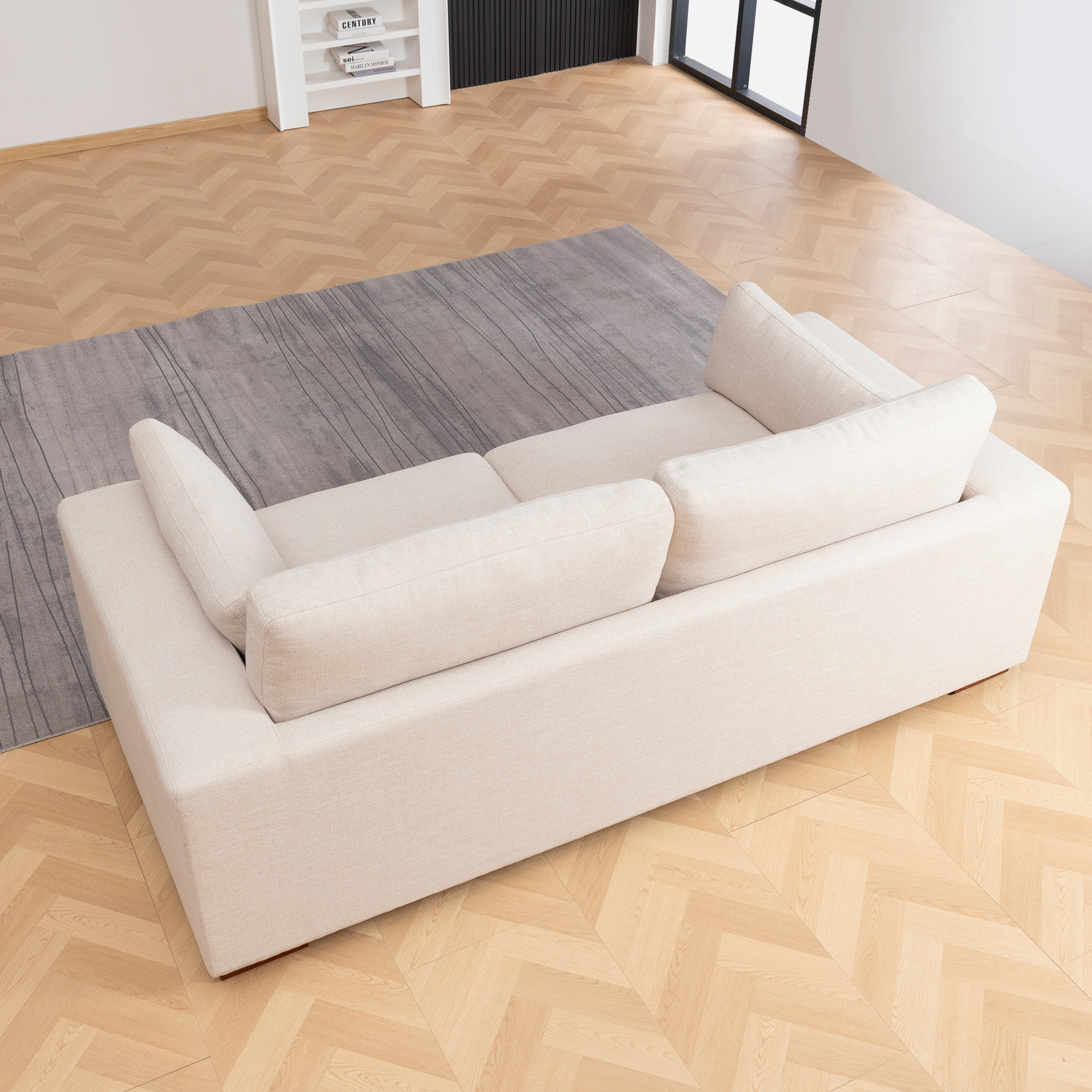 Copley 83.9" Upholstered Sofa, Beige