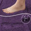 Ensemble de tapis de salle de bain en chenille violette, 2 pièces, 43 x 61 cm + 51 x 81 cm-1739868663