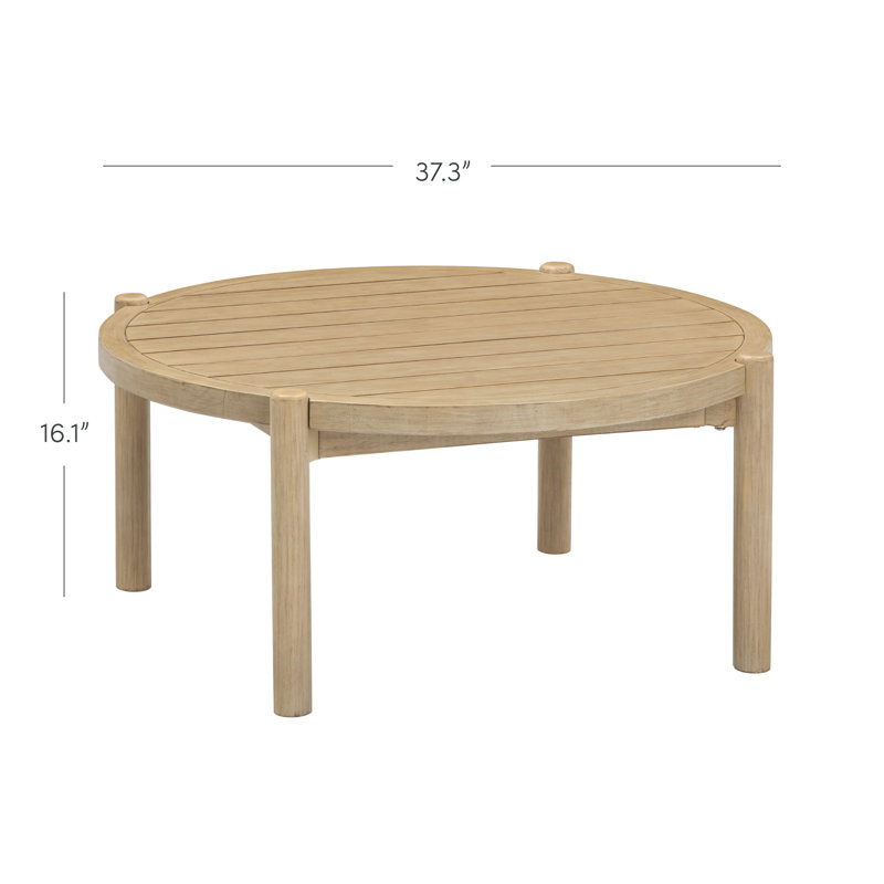 Farmhouse Outdoor Wood Coffee Table