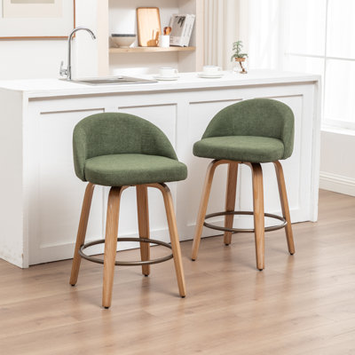 Swivel Upholstered Counter Stool