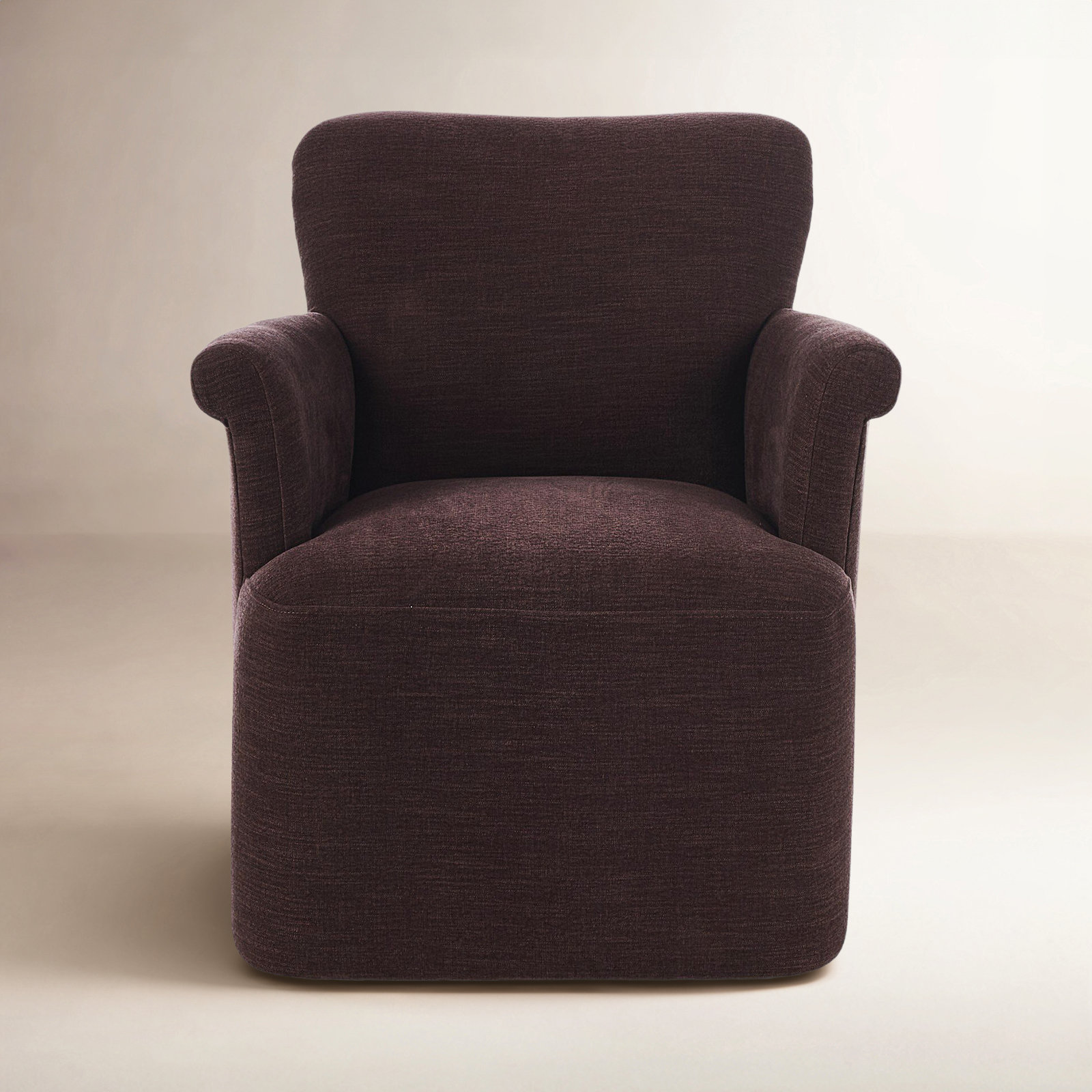 Camellia Swivel Chair, Laughlin Plum
