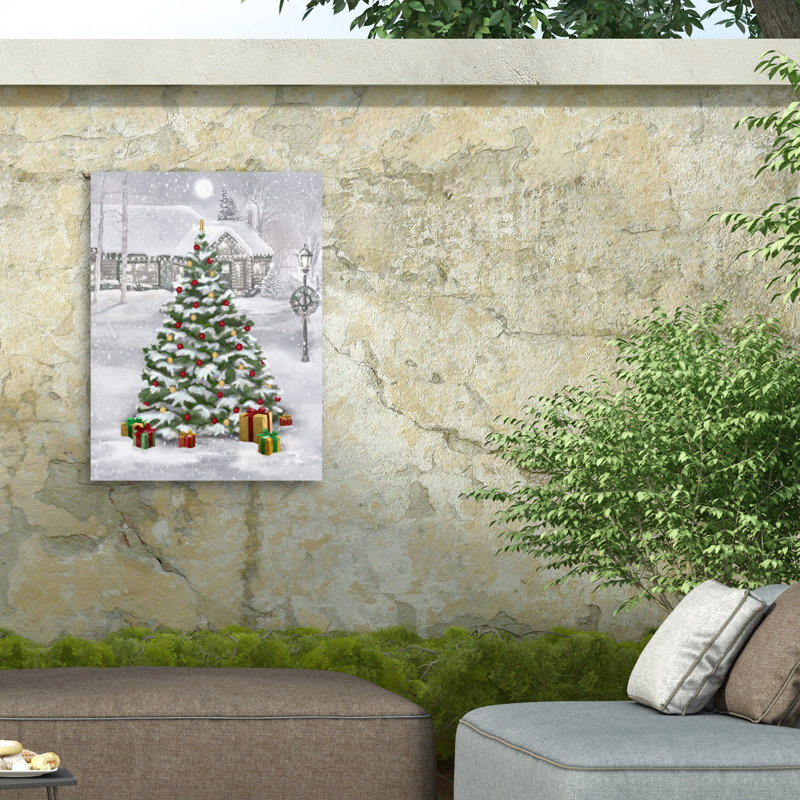 GL Studio Tree A Glow Outdoor  Canvas, 35" H x 47" W