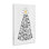 Arbre de Noël typographique sur toile, design par Martina Pavlova