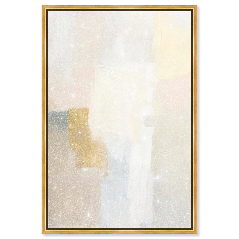 Pastel Embers II Canvas Abstract Print by Oliver Gal, Black Frame, 10 x 15, 16"H x 11"W, Gold Frame