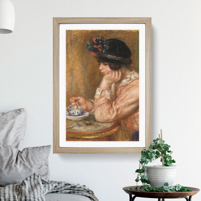 Cup of Chocolate by Pierre-Auguste Renoir - Picture Frame Painting