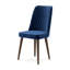 Chaise parsons rembourrée en velours Ackley-1125912040