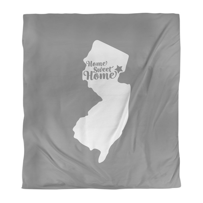 Housse de couette newark doux, Microfibre, Housse de couette simple TG, Gris