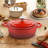 Cast Iron Enameled Dutch Oven Pot With Lid, Non-Stick Enamel Coated Cookware With Dual Handles For Bread Baking, Cooking-117895072