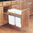 Rev-A-Shelf Wood Top Mount Pullout Trash Can(s), White -130712962-130712963
