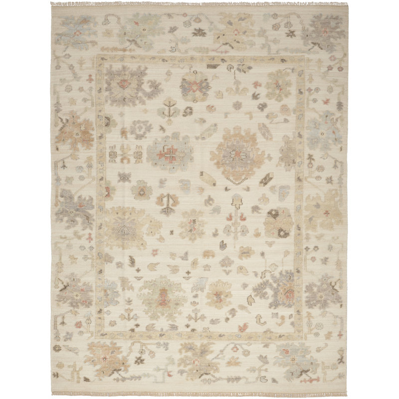 Nourison Teruyo 9' x 12' Ivory Vintage Indoor Rug, Rectangle 9' x 12'