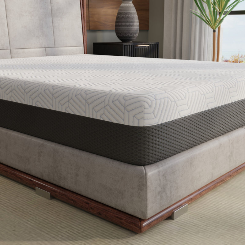 Matelas ferme avec housse de refroidissement, Très grand californien, 10"
