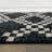 Modern Black And White Tribal Geometric Area Rug-446610404