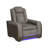 Ivy Bronx Taionna Power Motion Recliner with Power Headrest, Led ,wireless charger and cup holder in Rocky Grey/Brown