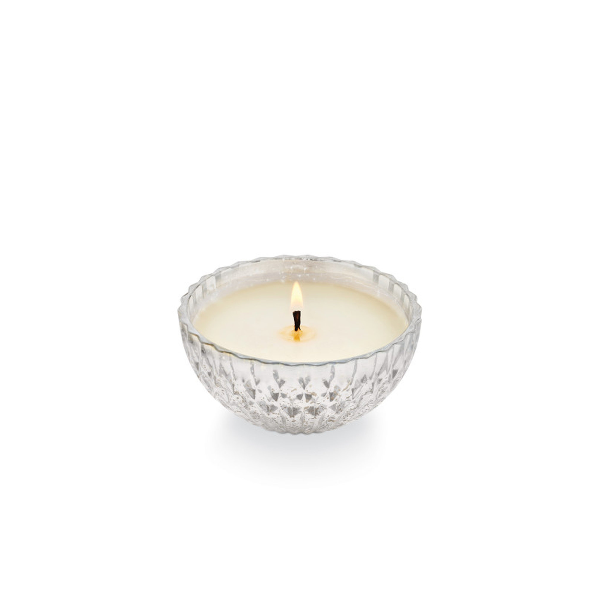 Noble Holiday Balsam & Cedar Candle, Silver Mercury Ornament