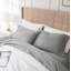Vilano Springs Extra Deep Pocket Bed Sheet Set with Pleated Hem, 6-Piece Microfiber Sheets and Pillow Cases, Easy Care, Pet Hair Resistant-29587738-29587731