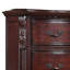 Commode en bois massif à 6 tiroirs l 42 po Ilminster-875978508