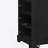 Fluted Rubber Wood Kitchen Island With Concealed Tilt-Out Trash Can, Built-In Power Outlets, Adjustable Internal Shelves, Rolling Mobility, And Multi-Tier Open Storage.-2013084574