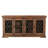 Quint Reclaimed Solid Mango Wood 4-Door Sideboard with Decorative Metal Inlay – 71" Rustic Storage Cabinet 