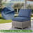 Briela 8 - Person Outdoor Seating Group with Cushions with Fire Pit table No Assembly Required-1799343707-1748488914