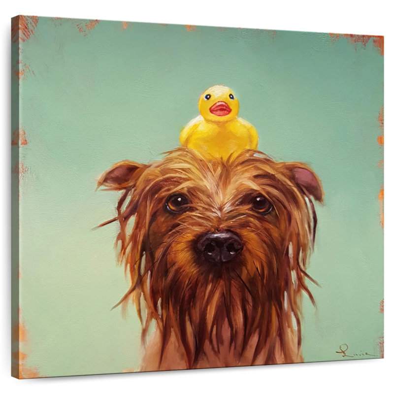 Crowle Bath Time, 36" H x 36" W