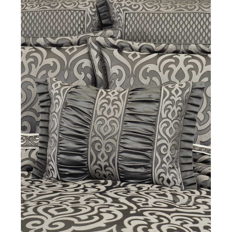 Coussin décoratif boléro - argenté