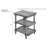 Leyt 18" W Solid Wood End Table with Cane Shelves -172065534