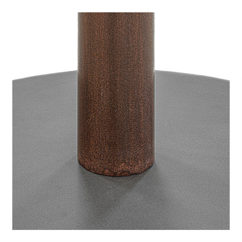 Table d'extérieur Hagan gris foncé