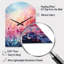 Horloge murale en coton Cotton Candy I - Landscape Arch-104240628