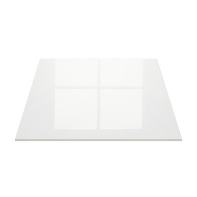 Magnum Super White 24" x 24" Polished Porcelain Floor & Wall Tile