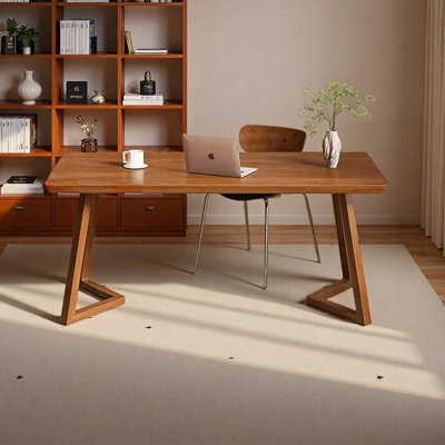 Minimalist medieval-style desk