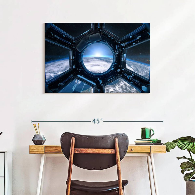 Oberle Earth From Space Station, 24" H x 36" W