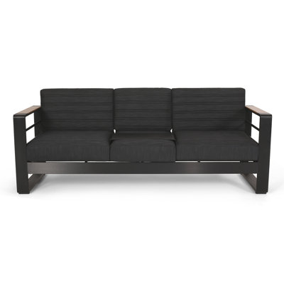 Durable Outdoor Patio Couch With Weather-Resistant Fabric And Comfortable Seating For Relaxing Evenings