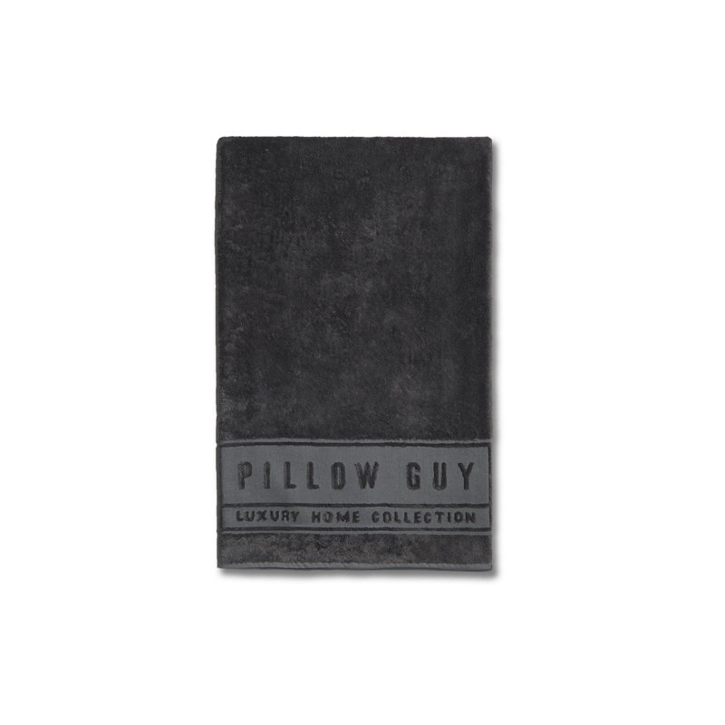 Plush Bath Sheet, Charcoal