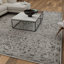 Tapis oriental gris en polypropylène tissé à la main Raghdah-721391286